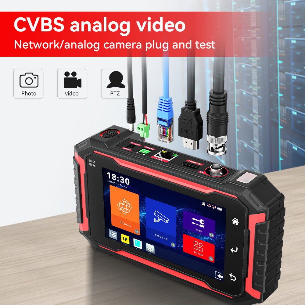IP Camera Monitor 5.5 Inch Touch Screen CCTV Tester with WiFi