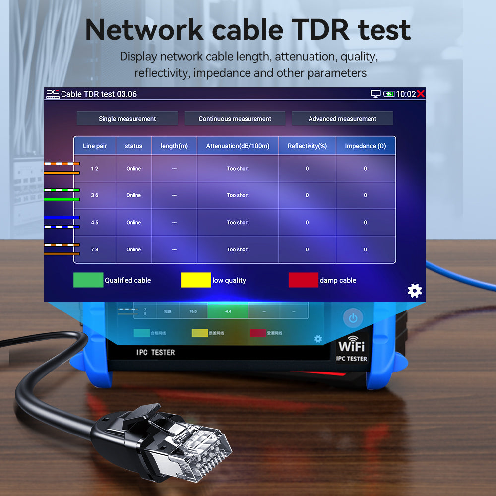 IP Camera Monitor 5.5 Inch Touch Screen CCTV Tester with WiFi
